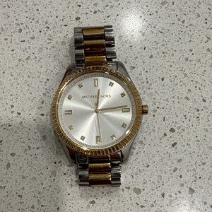 Michael Kors Two-Tone Silver and Gold Watch